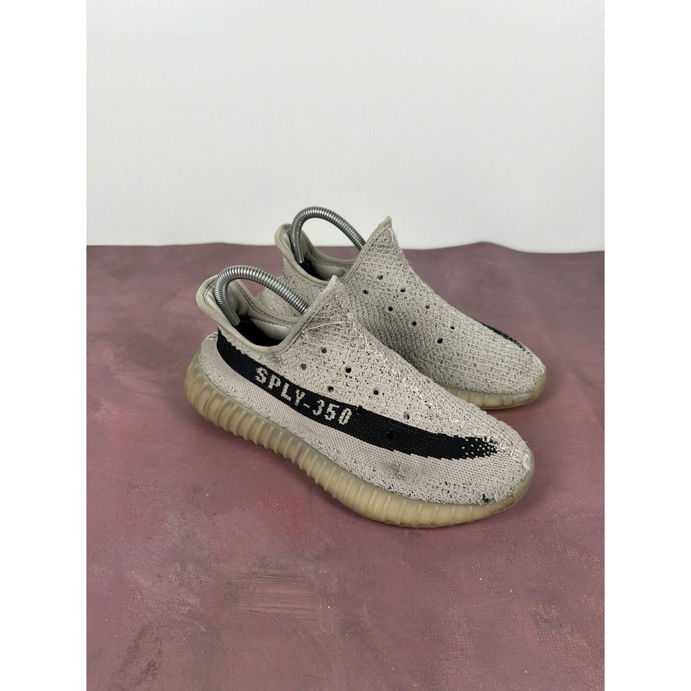 Adidas Yeezy Boost 350 V2 Slate Men's Size 6 US Pre Owned No Box Missing Laces